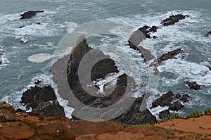 Cliffs and dunes at the Costa Vicentina Natural Park, Southwestern Portugal