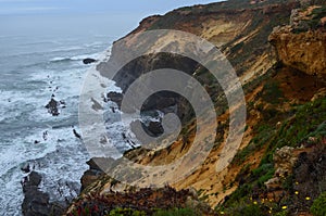 Cliffs and dunes at the Costa Vicentina Natural Park, Southwestern Portugal