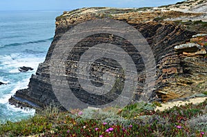 Cliffs and dunes at the Costa Vicentina Natural Park, Southwestern Portugal