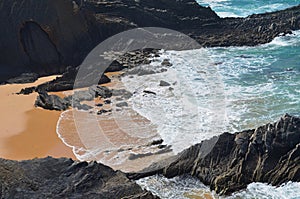 Cliffs and dunes at the Costa Vicentina Natural Park, Southwestern Portugal