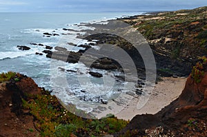 Cliffs and dunes at the Costa Vicentina Natural Park, Southwestern Portugal