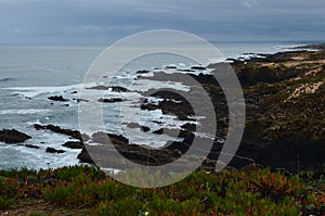 Cliffs and dunes at the Costa Vicentina Natural Park, Southwestern Portugal