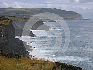 Cliffs of Easter Island