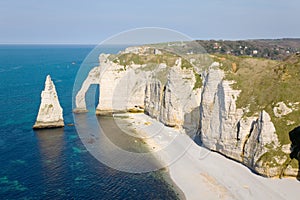 Cliffs at Etretat photo