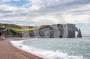 The cliffs of Etretat