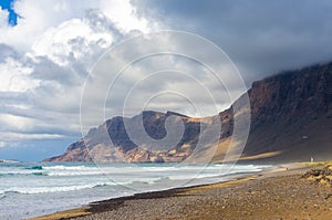 Cliffs of Famara beach
