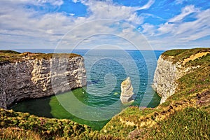 Cliffs of Flamborough, Yorkshire, Great Britain.