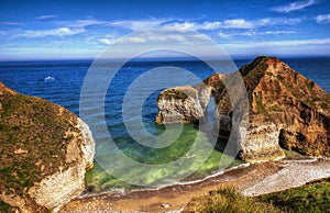 Cliffs of Flamborough, Yorkshire, Great Britain.