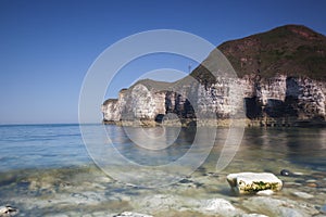 Cliffs of Flamborough, Yorkshire, Great Britain.