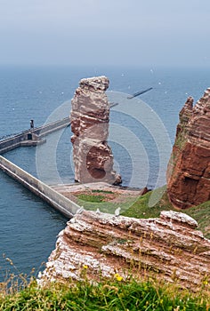 Cliffs on Helgoland in germany