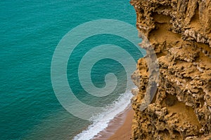 Cliffs at Hive Beach, Burton Bradstock, Bridport, Dorset, England, United Kingdom