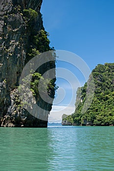 Cliffs on the Island in the Bay