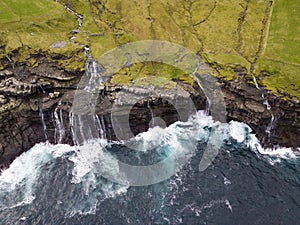 Cliffs at Kalsoy island, Faroe island