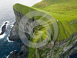 Cliffs at Kalsoy island, Faroe island