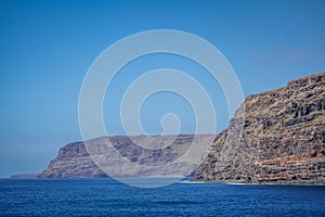 Cliffs of La Gomera Island