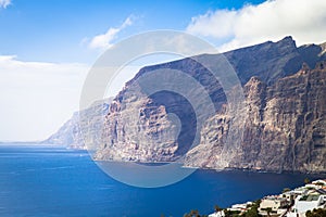 Cliffs of Los Gigantes. Tenerife. Spain