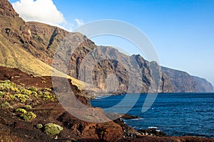 Cliffs of Los Gigantes. Tenerife. Spain photo