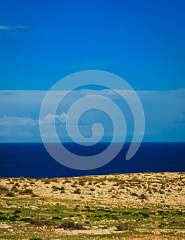 Cliffs in Malta. Marfa Region photo