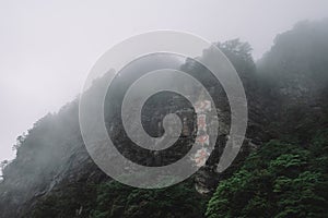 Cliffs on Mingyue Mountain, Jiangxi, China