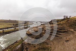 Cliffs of the Missouri River photo