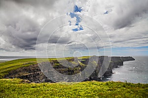 The Cliffs of Moher, the Burren Region in County Clare