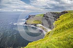 The Cliffs of Moher, the Burren Region in County Clare photo