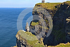 Cliffs of Moher, edge of the Burren region, County Clare, Ireland