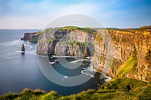 Cliffs of Moher Ireland sunset sun light Irish landmark amazing