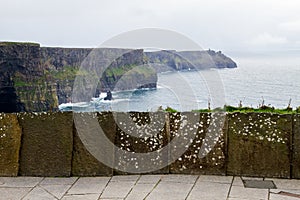 Cliffs of Moher and OBriens Tower Ireland