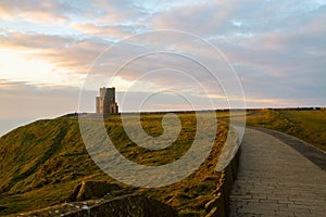 Cliffs of Moher and OBriens Tower Ireland