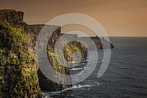 Cliffs of Moher is one of the most known touristic destination in Irland, Ring of Kerry