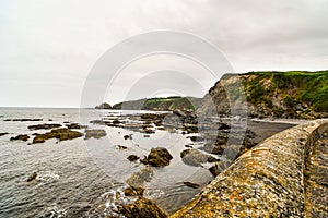 cliffs of moher, photo as a background , in principado de asturias, spain europe photo