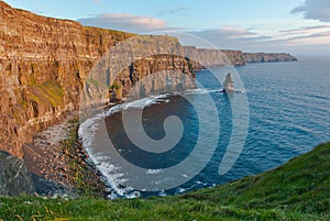 Cliffs of Moher at sunset