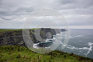 Cliffs of Moher at sunset in Co. Clare, Ireland