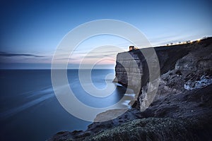 Cliffs of Moher at sunset, Ireland,  Long exposure