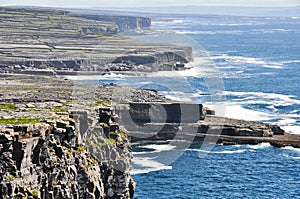 Cliffs near Dun Aengus, Inishmore, Ireland