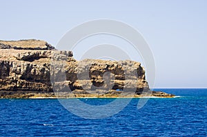 Cliffs near famous Balos beach, Crete, Greece