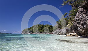 Cliffs near the Puka Shell Beach. Boracay island photo