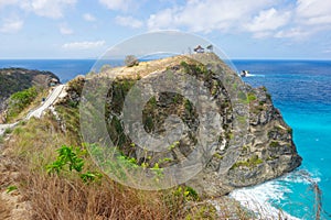 The cliffs of Nusa Penida Island, Indonesia