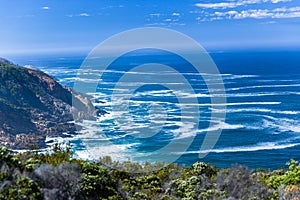 Cliffs Overlooking Ocean Horizon