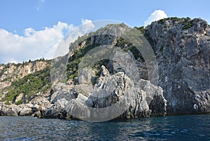 Cliffs of Palaiokastritsa, Corfu photo