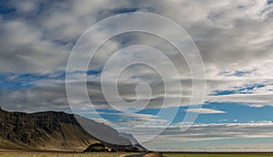 Cliffs and Plains of Southern Iceland