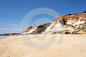 Cliffs at Praia da Falesia photo