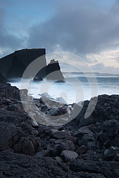 Cliffs of Reykjanes Peninsula Iceland