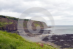 The cliffs at Robin hoods bay