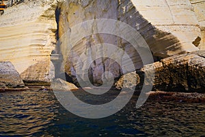 Cliffs of Rosh Hanikra east Mediterranean sea northwest Israel