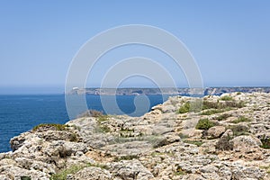 Cliffs in Sagres, Algarve, Portugal