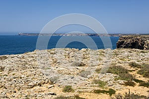 Cliffs in Sagres, Algarve, Portugal