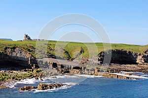 Cliffs and sea in Mullaghmore