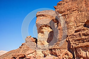 Cliffs at Solomons Pillars, Israel